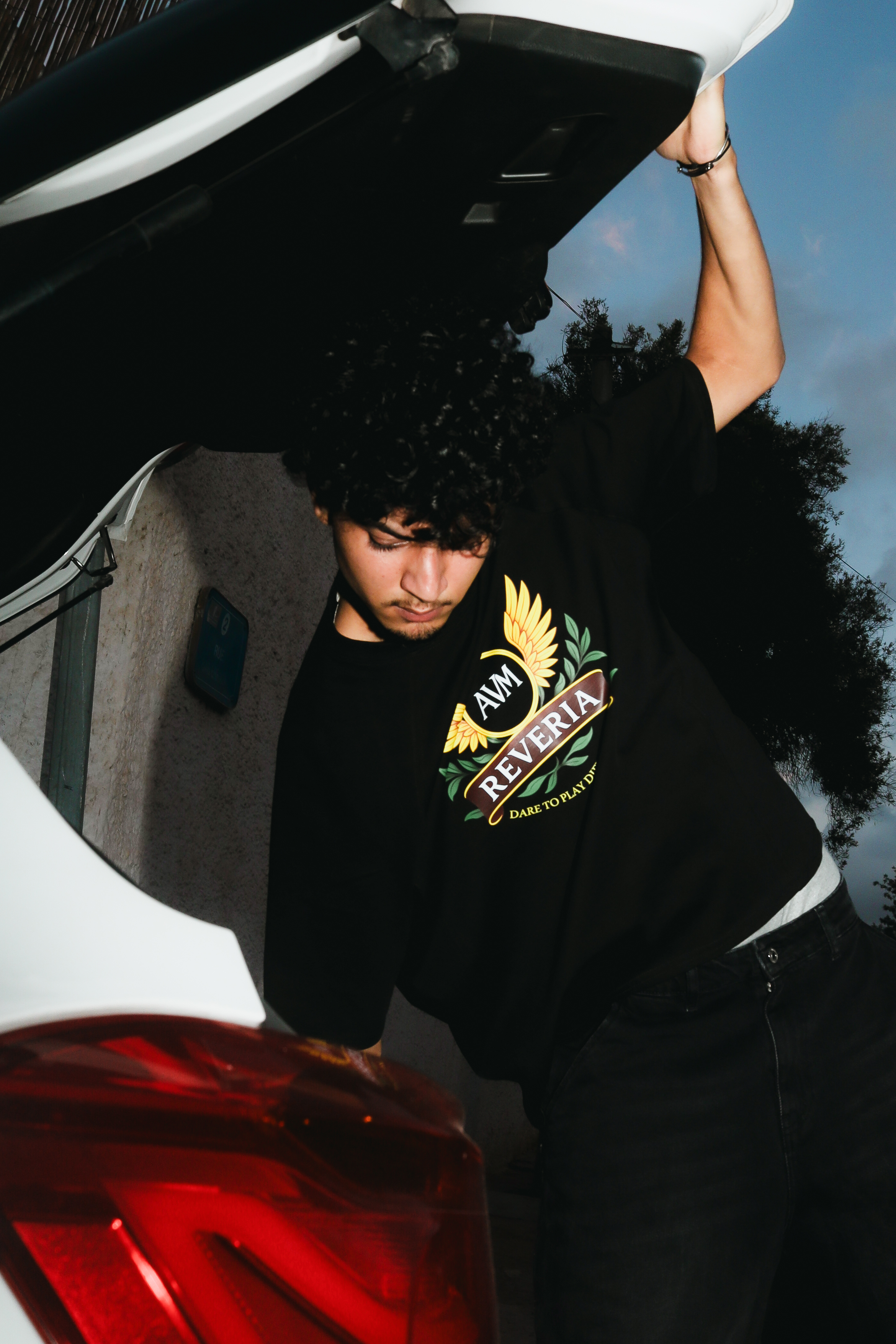 Black tee nothing to lose - Flat view