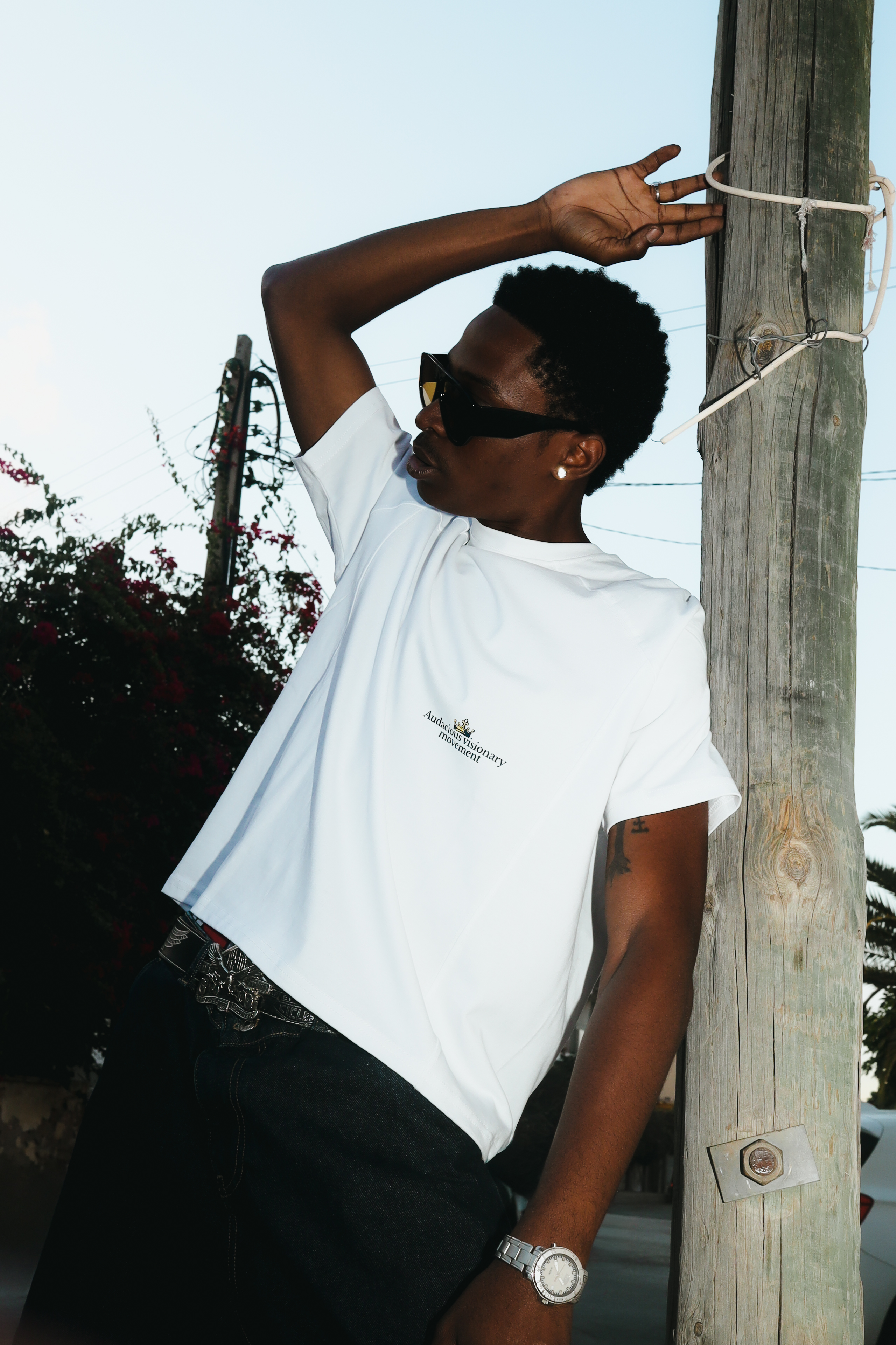 White Tee Nothing to lose - view 1