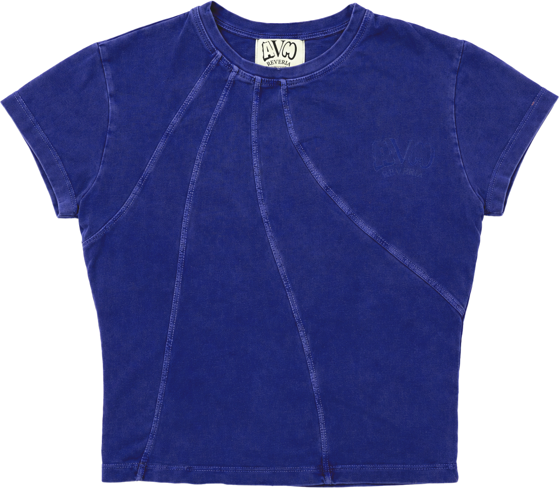 Y2K Washed Crop Top - view 2